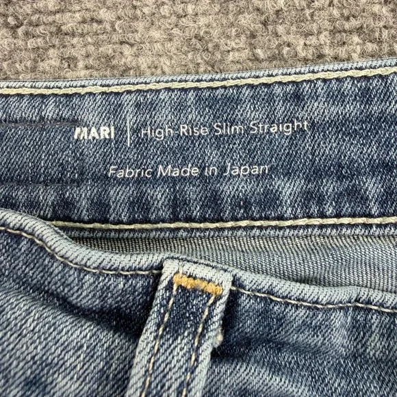 AG Adroano Goldschmeid Jeans 27 (29x29) Mari High Rise Slim Straight LOT OF 2 - Picture 4 of 16